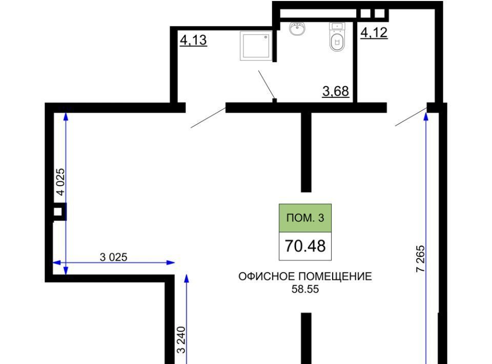 квартира г Краснодар р-н Прикубанский микрорайон «Московский» 112 фото 1