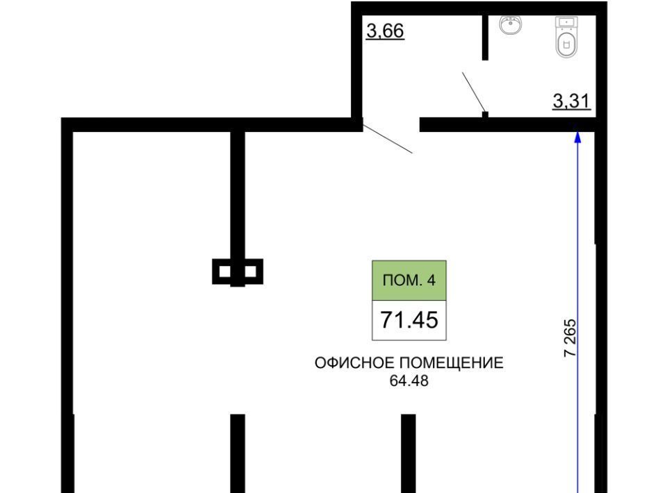 квартира г Краснодар р-н Прикубанский микрорайон «Московский» 112 фото 1