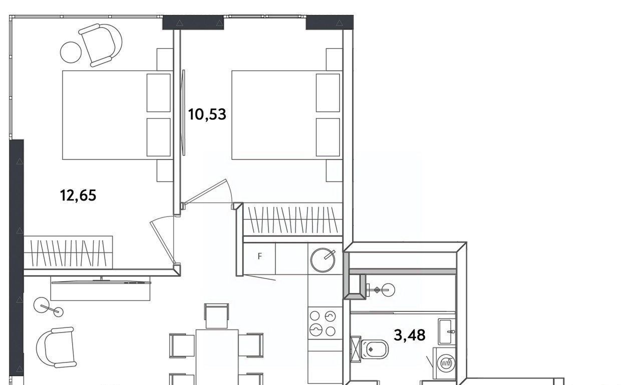 квартира г Москва метро Измайлово проезд Окружной 10г фото 12