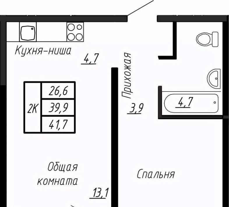 квартира р-н Тосненский п Тельмана ЖК «Сибирь» Тельмановское с/пос, Рыбацкое фото 1