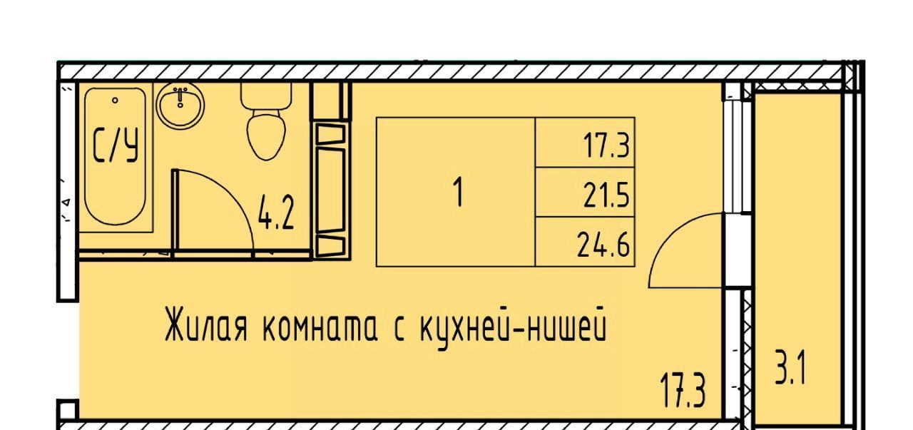 квартира г Ростов-на-Дону р-н Советский ЖК Грей фото 1