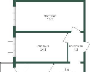 квартира г Москва метро Лесопарковая ш Варшавское 170ек/2 фото 1