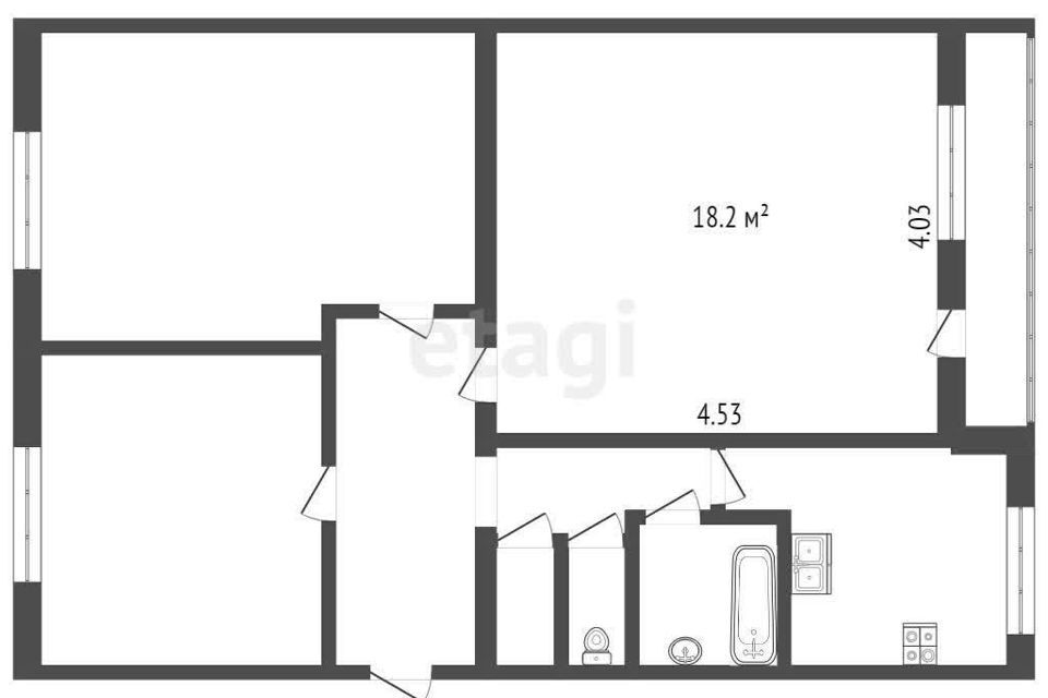 комната г Санкт-Петербург ул Коммуны 52 Красногвардейский район фото 7