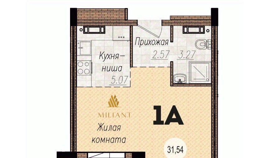 квартира г Тольятти р-н Автозаводский 14А кв-л фото 1