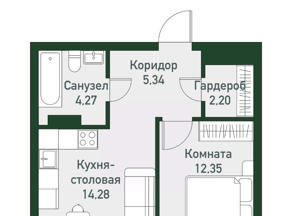 квартира р-н Сосновский п Западный р-н мкр Привилегия Кременкульское с/пос фото 1