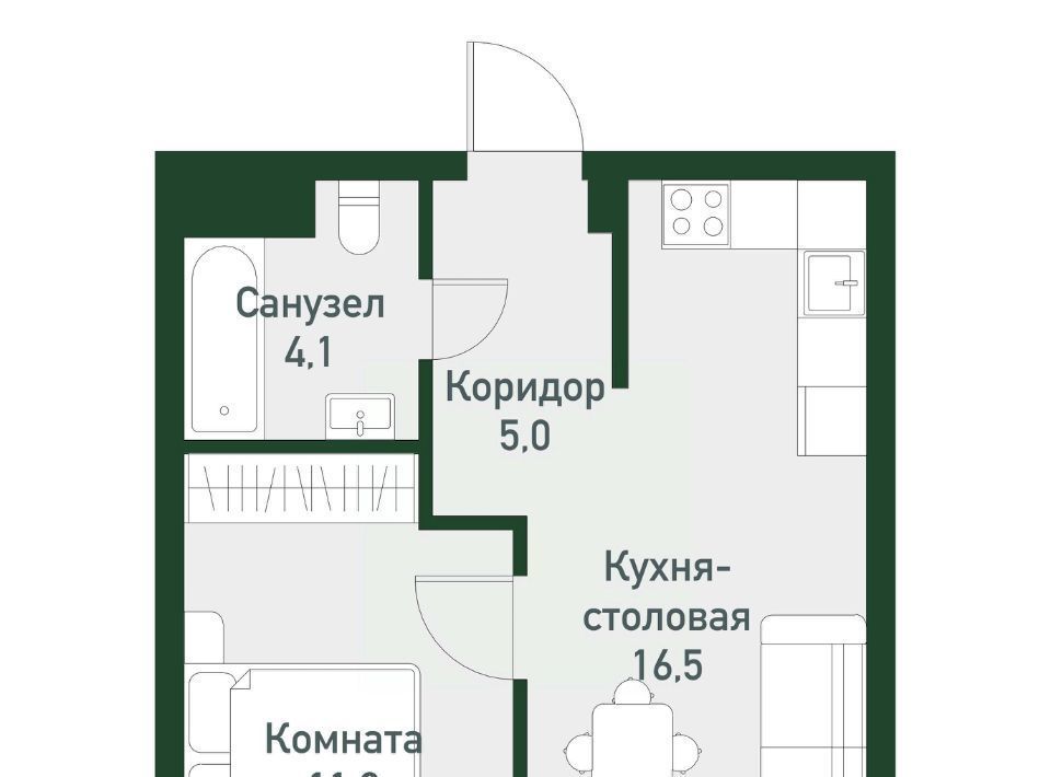 квартира р-н Сосновский п Западный р-н мкр Привилегия Кременкульское с/пос фото 1