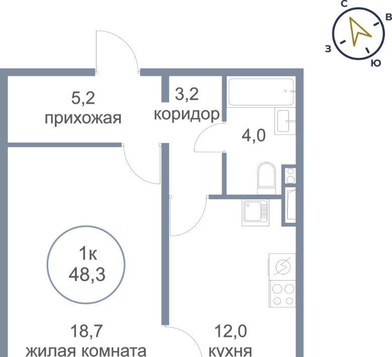 квартира р-н Нефтеюганский пгт Пойковский 7-й мкр, 128 фото 1