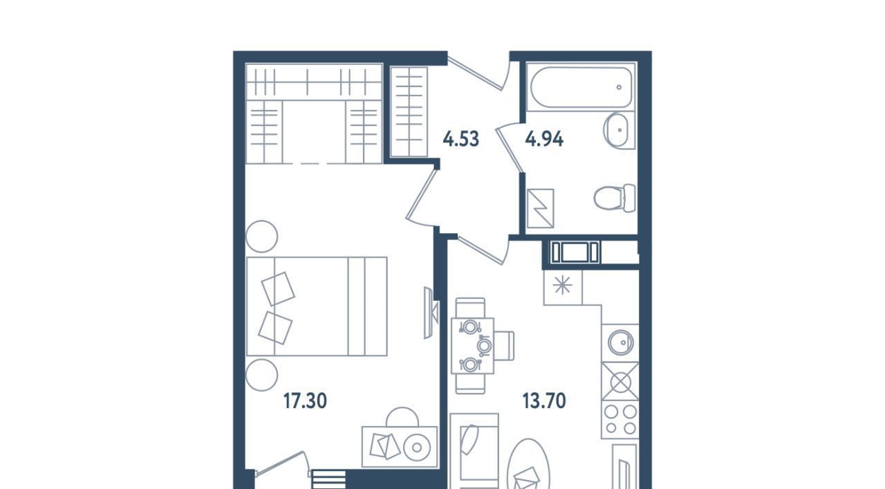 квартира г Сестрорецк дор Таможенная 1с/4 Беговая, 11к фото 1