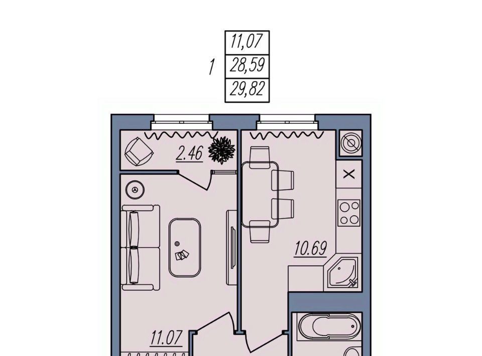 квартира г Волгоград р-н Тракторозаводский ул Тракторостроителей 21/3 фото 1