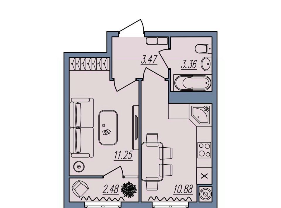 квартира г Волгоград р-н Тракторозаводский ул Тракторостроителей 21/3 фото 1