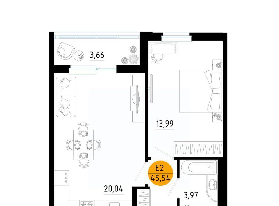 квартира г Рязань р-н Железнодорожный ш Московское 2 фото 1