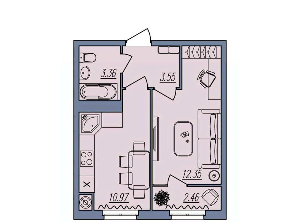 квартира г Волгоград р-н Тракторозаводский ул Тракторостроителей 21/3 фото 1