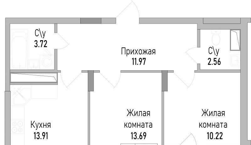 квартира г Воронеж р-н Коминтерновский пр-кт Труда фото 1