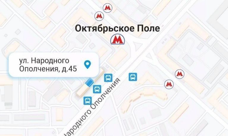 торговое помещение г Москва ул Народного Ополчения 45 поле, Октябрьское фото 4