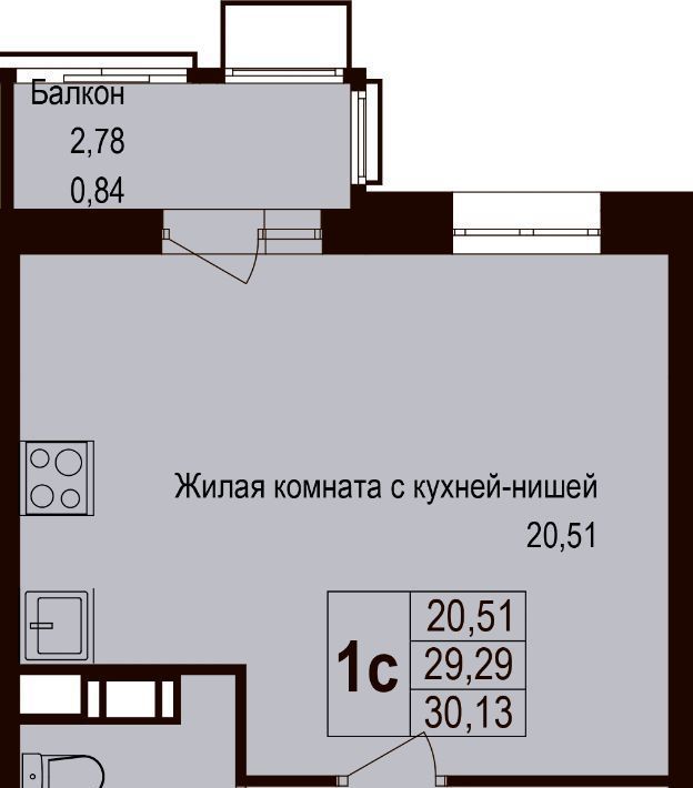 квартира г Подольск д Борисовка ул Рахманинова 13 Щербинка фото 1