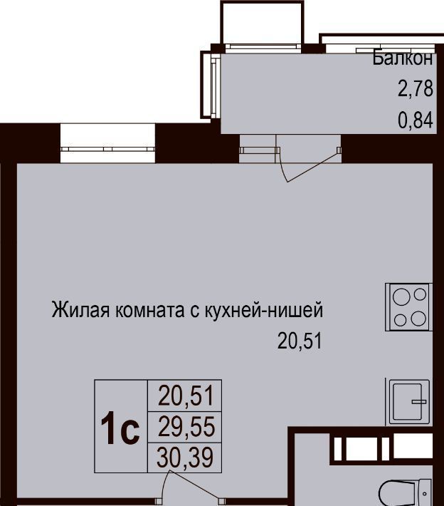 квартира г Подольск д Борисовка ул Рахманинова 13 Щербинка фото 1