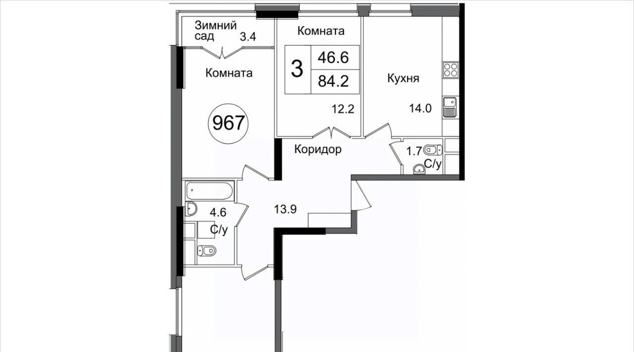 квартира г Москва метро Бульвар Рокоссовского ул Тагильская 4в фото 1