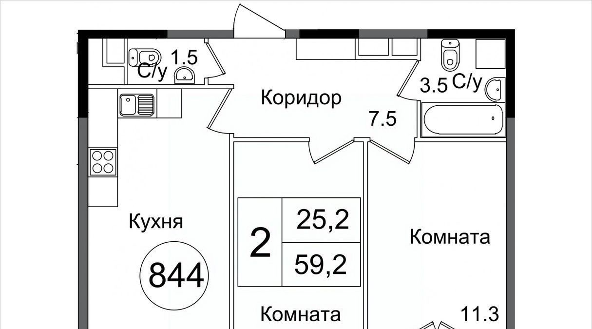 квартира г Москва метро Бульвар Рокоссовского ул Тагильская 4в фото 1