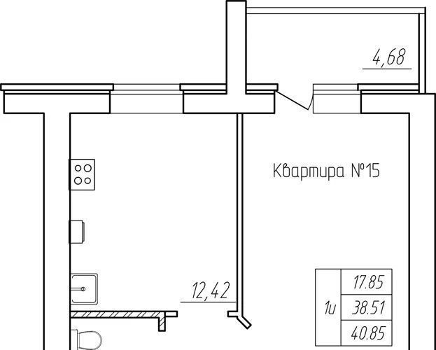 квартира р-н Брянский п Мичуринский фото 3