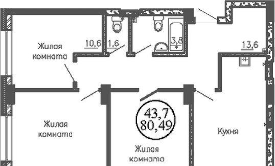 Золотая Нива дом 6/1 120с фото