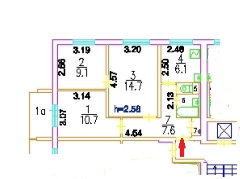 квартира г Москва метро Курьяново б-р Новочеркасский 22 Курьяново метро МЦД-2, МЦД-2 фото 19