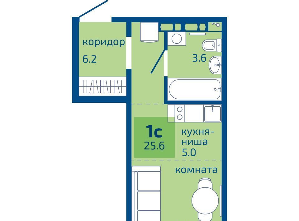 квартира г Пермь р-н Мотовилихинский ул Целинная 59 фото 1