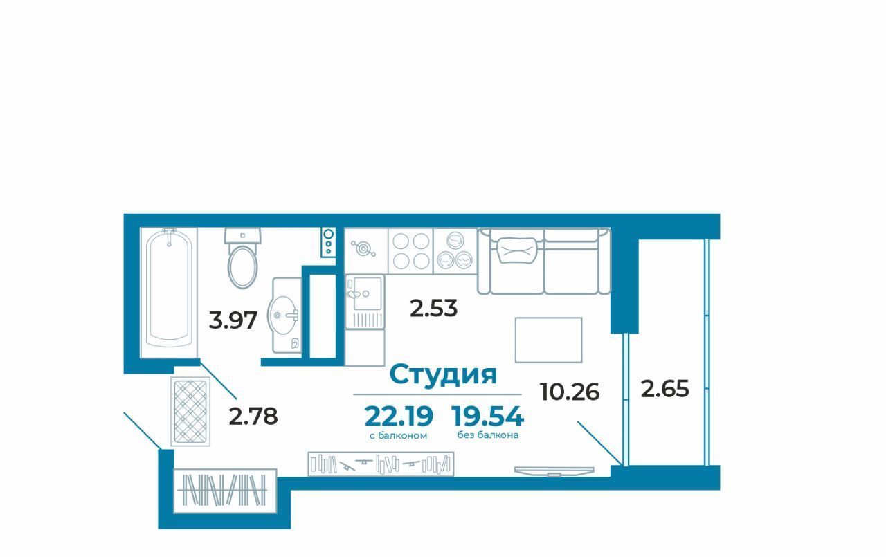 квартира г Тюмень р-н Калининский ул Селекционная 2 фото 1