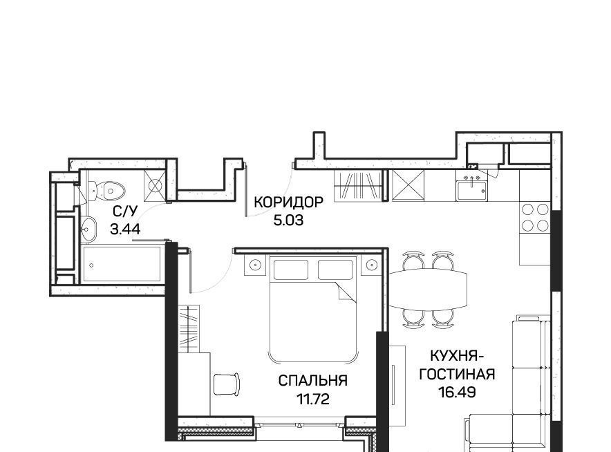 квартира г Москва метро Медведково ул Корнейчука 27с/7 фото 1