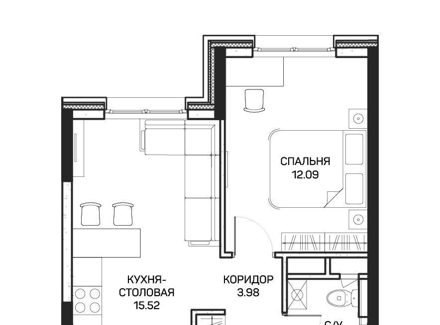 квартира г Москва метро Медведково ул Корнейчука 27с/7 фото 1