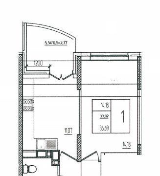 квартира г Краснодар р-н Прикубанский ул им. Кирилла Россинского 15/1 фото 1