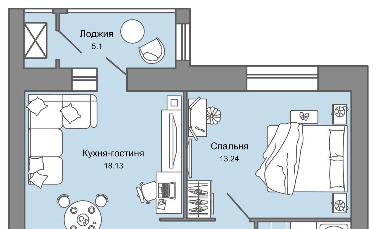 квартира г Киров р-н Ленинский ул Дмитрия Козулева 9 фото 1