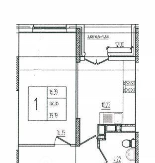 квартира г Краснодар р-н Прикубанский ул им. Кирилла Россинского 15/1 фото 1