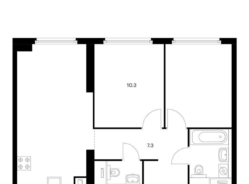 квартира г Москва метро Аминьевская ш Очаковское 5к/4 фото 1