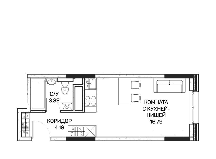 квартира г Москва метро Медведково ул Корнейчука 27с/7 фото 1