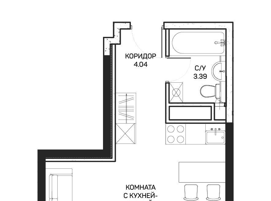 квартира г Москва метро Медведково ул Корнейчука 27с/7 фото 1