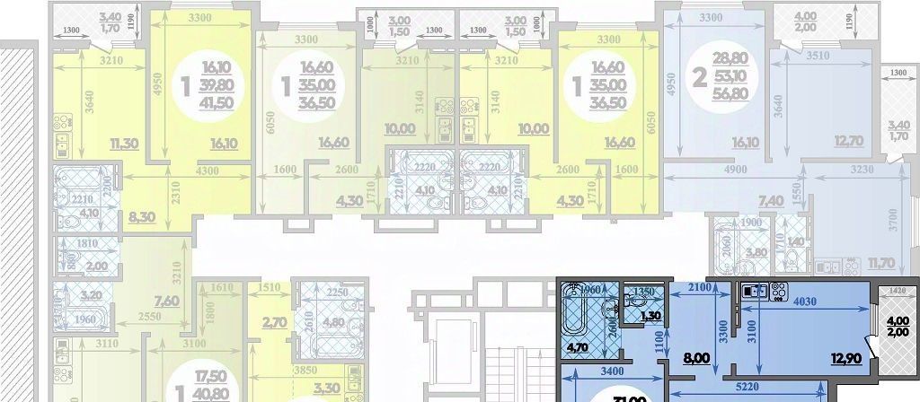 квартира г Краснодар р-н Прикубанский ул Героев-Разведчиков 17к/1 фото 1