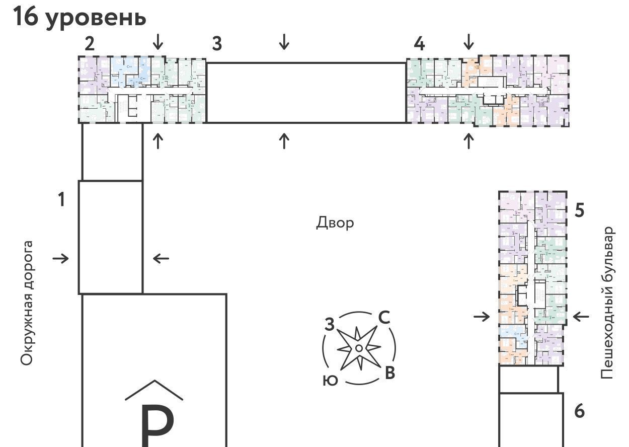 квартира г Тюмень р-н Калининский ул Интернациональная 199к/10 фото 2