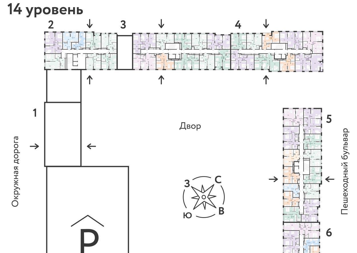 квартира г Тюмень р-н Калининский ул Интернациональная 199к/10 фото 2