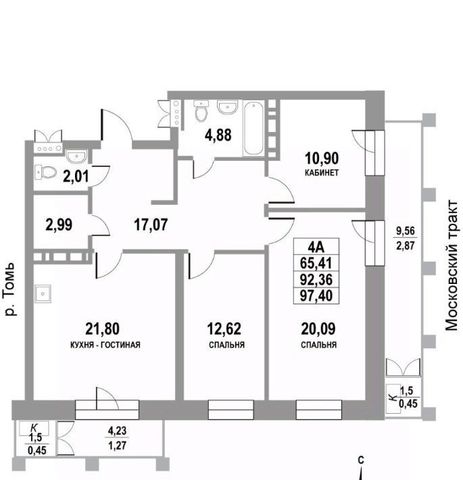 р-н Кировский тракт Московский 109б/2 фото