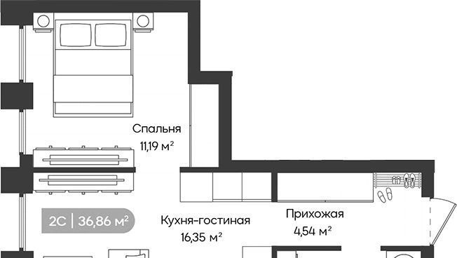 квартира г Новосибирск Речной вокзал ул Ленинградская фото 1