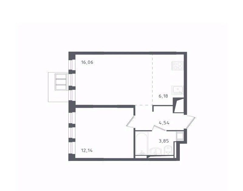 квартира г Видное ЖК Горки Парк к 4. 1, Зябликово фото 1