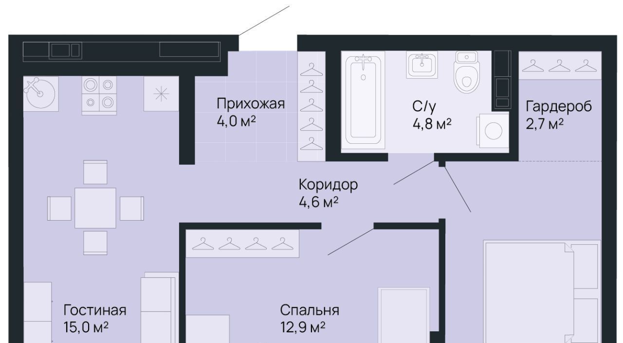 квартира г Нижний Новгород Горьковская Резиденция жилой комплекс фото 1