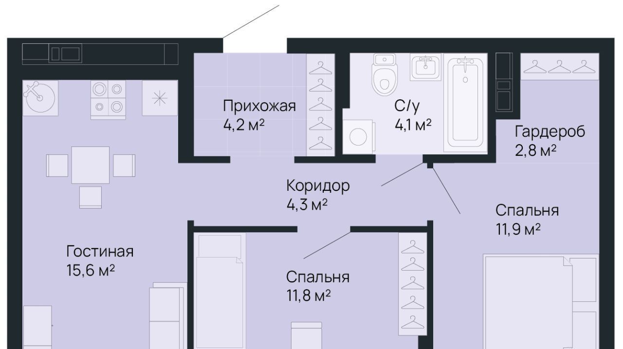 квартира г Нижний Новгород Горьковская Резиденция жилой комплекс фото 1