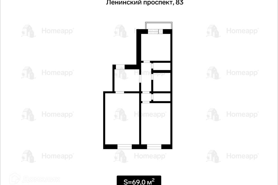 квартира г Москва пр-кт Ленинский 83 Юго-Западный административный округ фото 2