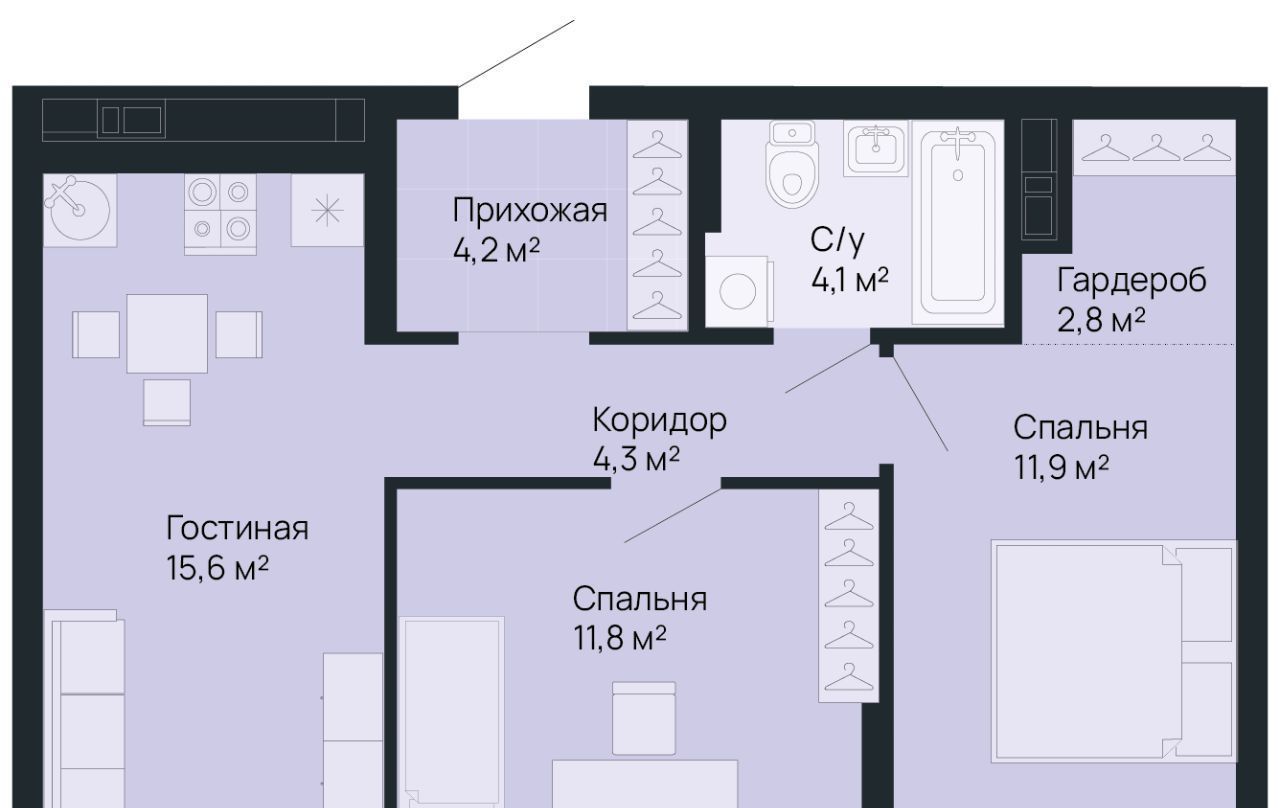 квартира г Нижний Новгород Горьковская Резиденция жилой комплекс фото 1