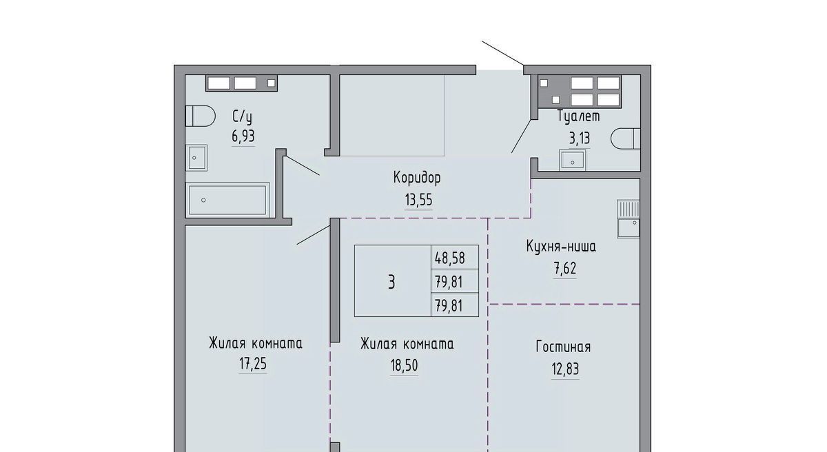 квартира г Хабаровск р-н Индустриальный ул Шеронова 20 фото 1