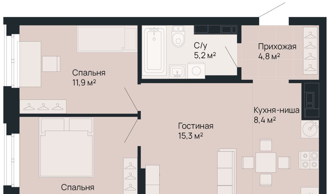 квартира г Нижний Новгород Горьковская Резиденция жилой комплекс фото 1