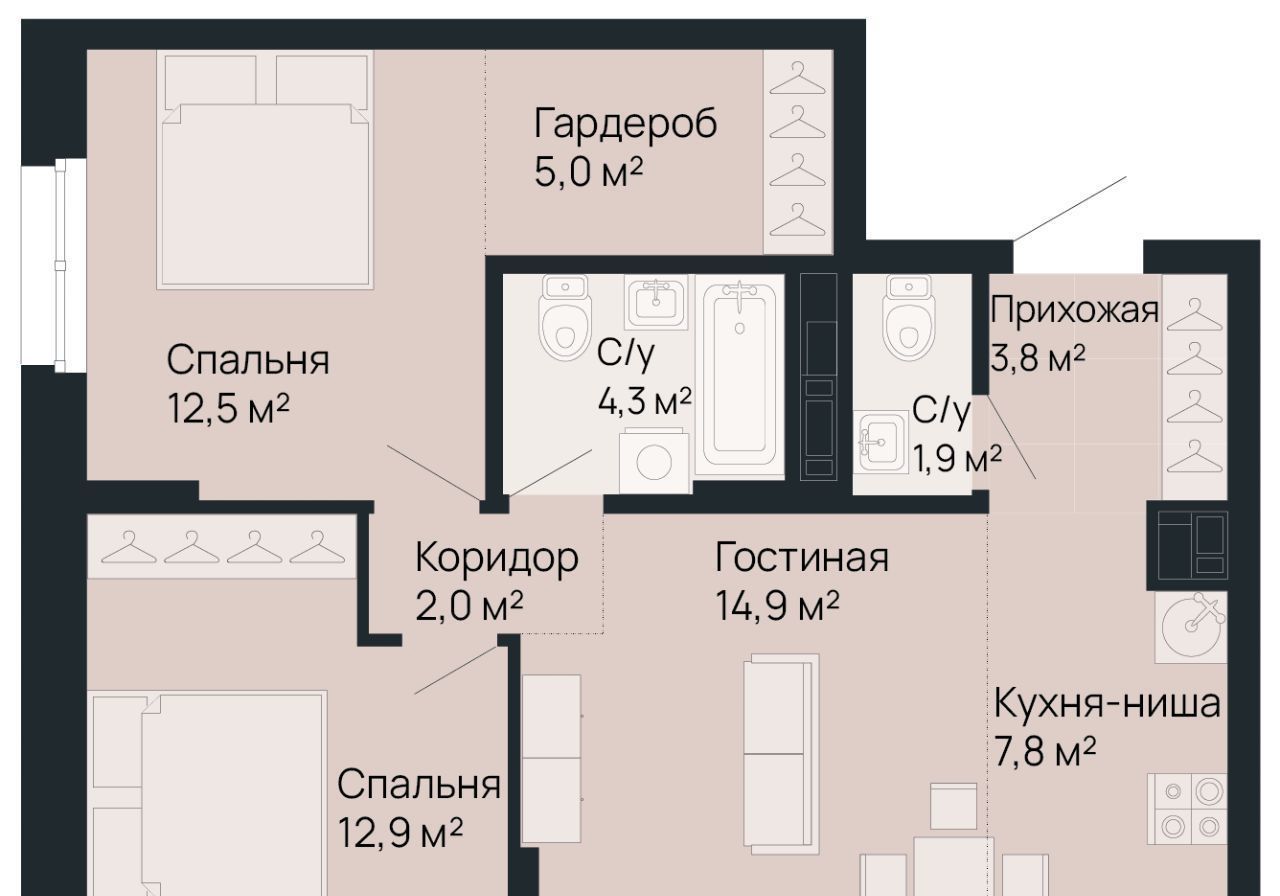 квартира г Нижний Новгород Горьковская Резиденция жилой комплекс фото 1