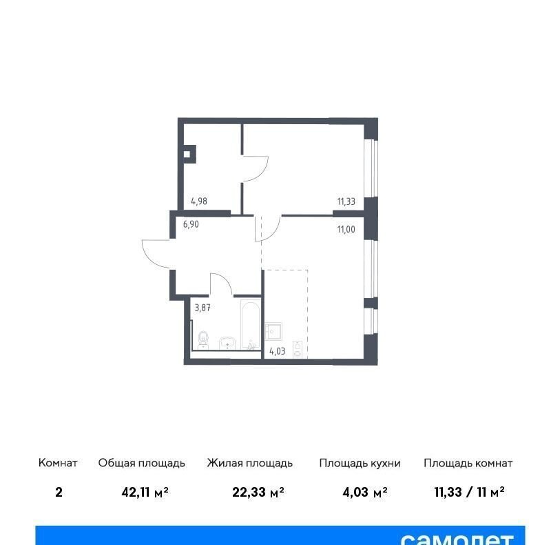 квартира г Москва САО Молжаниновский ЖК Молжаниново к 3 фото 1