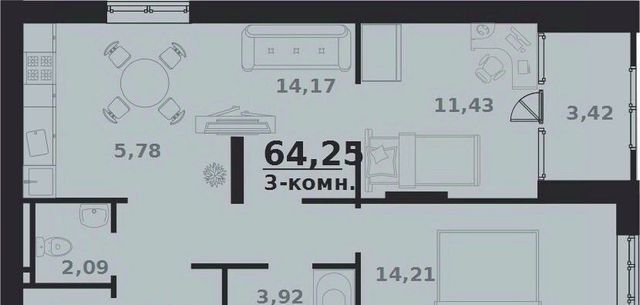 р-н Заволжский Новый Город ЖК Атмосфера 4 17-й кв-л фото